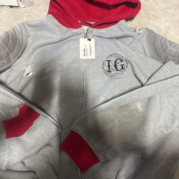 2사이즈 인세인개러지 엠프티 후드집업