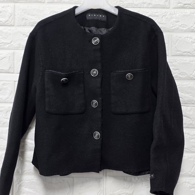 택포// 21s 시슬리 블랙 코트 44사이즈