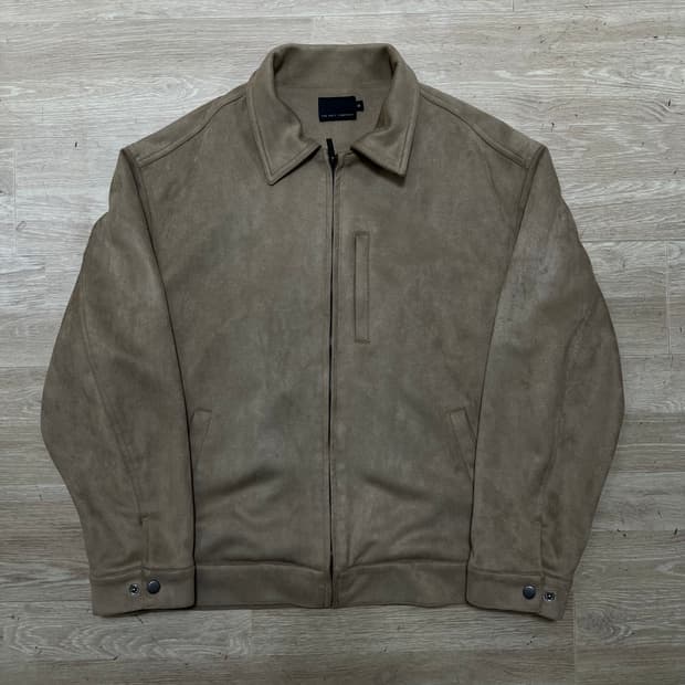 더니트컴퍼니 스웨이드 가죽 블루종 자켓 [베이지] M/95