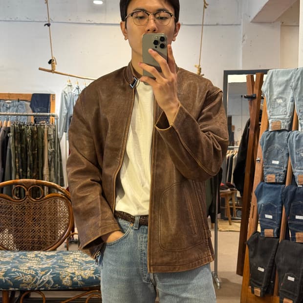 Skinfactory Sheepskin Café Racer Jacket