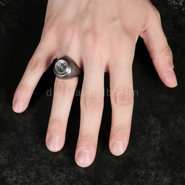 Silver Compass Ring