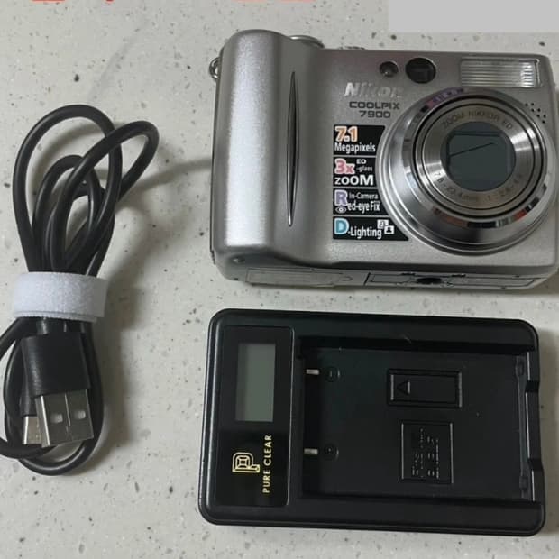 가격 고정) 니콘 쿨픽스 7900 디지털 카메라 (작례 있음)