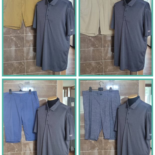👔남성105사이즈👔윌슨 골프웨어 기능성 폴로셔츠