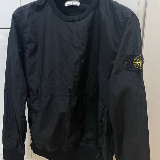 스톤아일랜드 나일론블랙맨투맨 xl