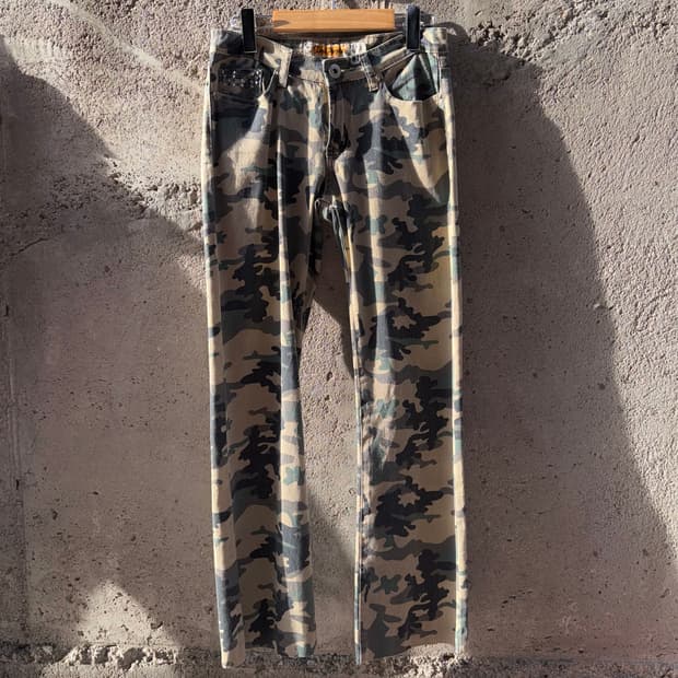 카모 큐빅 팬츠 B164