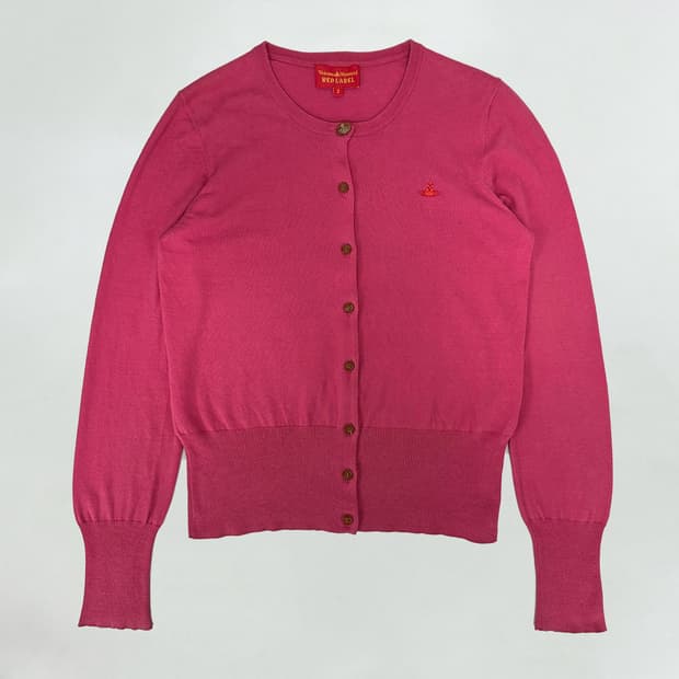 비비안웨스트우드 로고 가디건