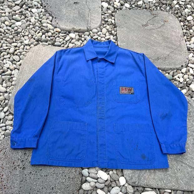 OLD VINTAGE WASHING BLUE 빈티지프렌치워크자켓