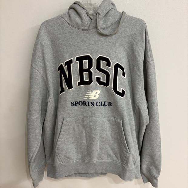 뉴발란스 NBSC 스포츠클럽 후드티 그레이 100(L)