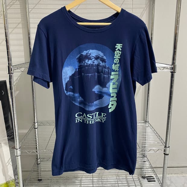 지브리 라퓨타 오피셜 애니메이션 티셔츠