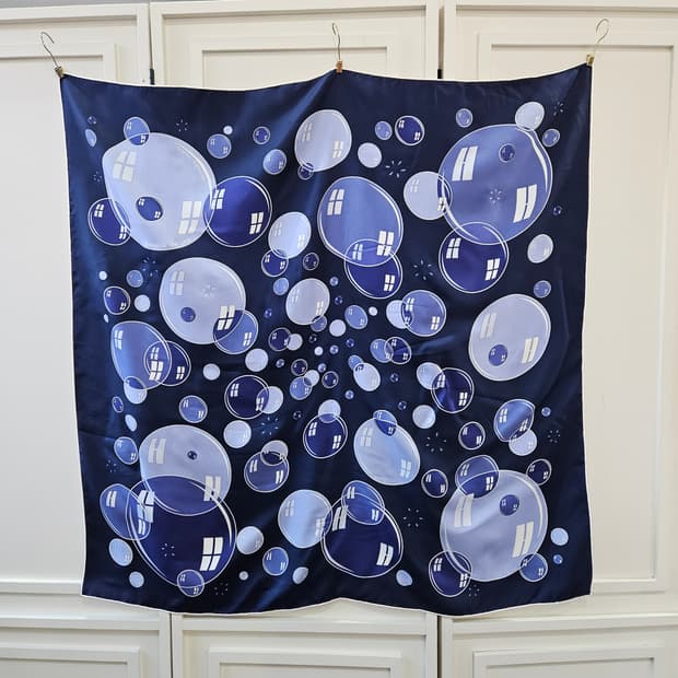 에르메스 실크스카프 90 Bal de Bulles