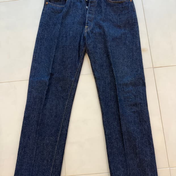 웨어하우스 1101 셀비지 데님팬츠 34