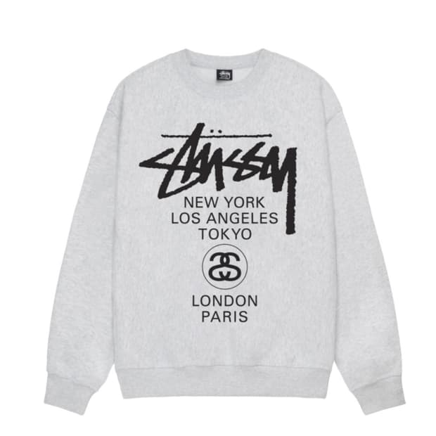 스투시 월드투어 맨투맨