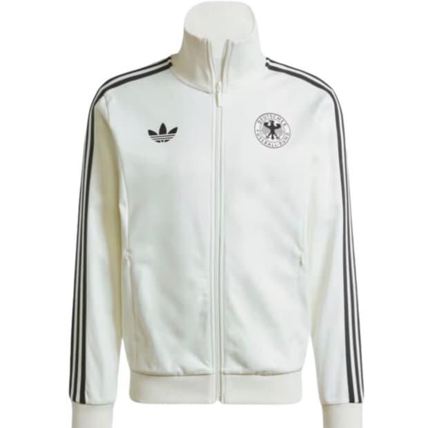 아디다스 독일 베켄바우어 트랙 탑 오프 화이트 L