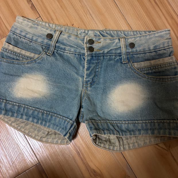 워싱 숏팬츠