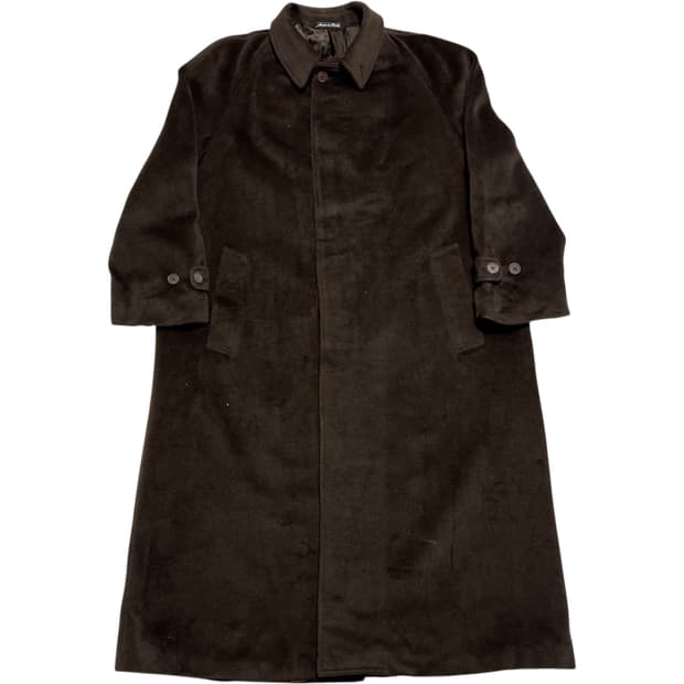 90's 조르지오 아르마니 순수 버진 울 100% 헤비 맥 코트