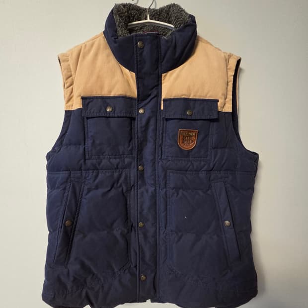타미힐피거 패딩 조끼 XL