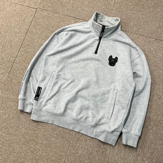 라이프워크 반집업 맨투맨