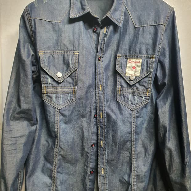 디스퀘어드 데님셔츠 