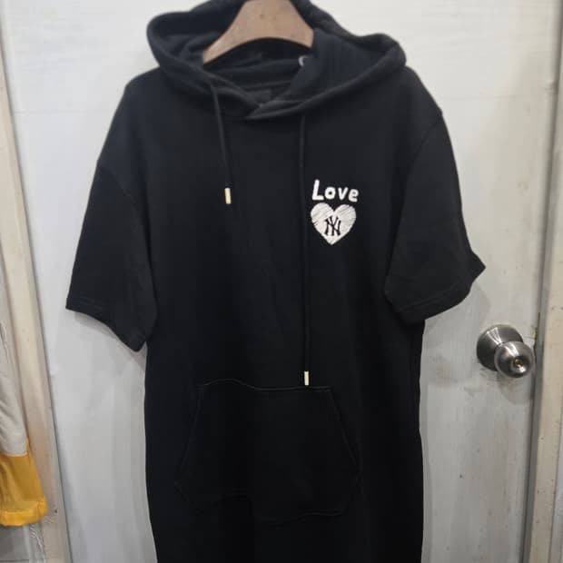 S,90 넉넉한핏 )) MLB 엠엘비 후드 원피스~