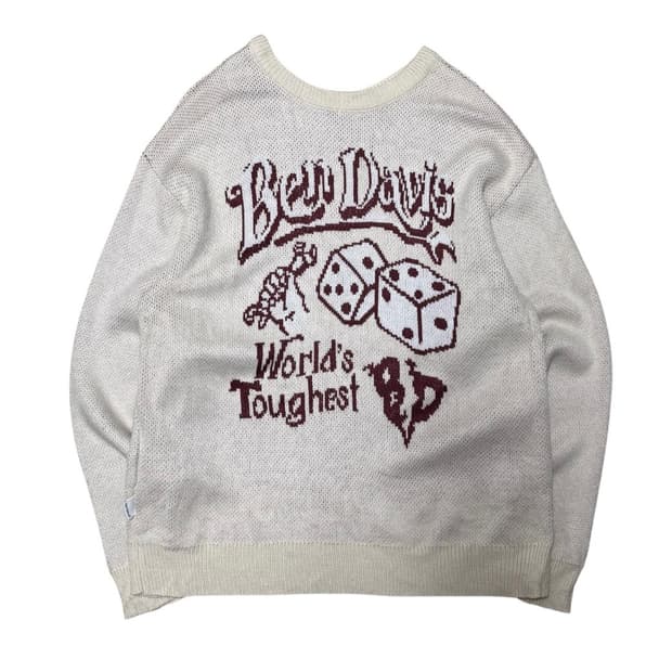 벤 데이비슨 빅로고 니트