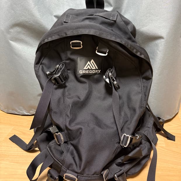 그레고리 데이앤하프 백팩 블랙