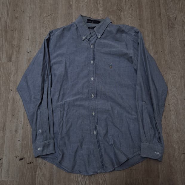 KALB 버튼 다운 워크 데님 셔츠 M(95)