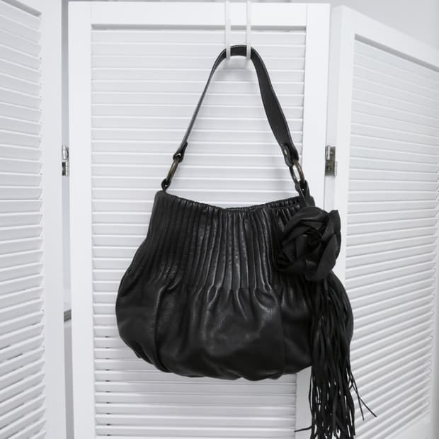 히로코코시노 플라워 숄더백 