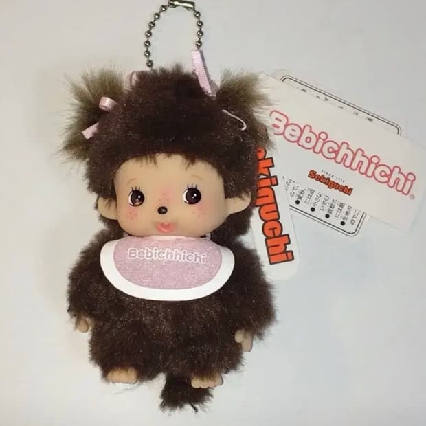 베베치치 여아 인형 참 키링 몬치치 세키구치