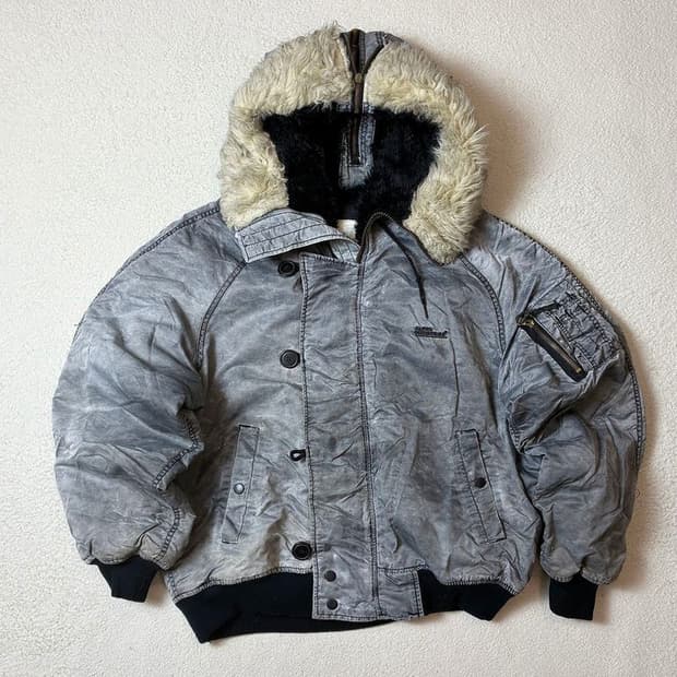 알파인더스트리 80's 미공군 N3B 메탈릭 항공 자켓 PN7503