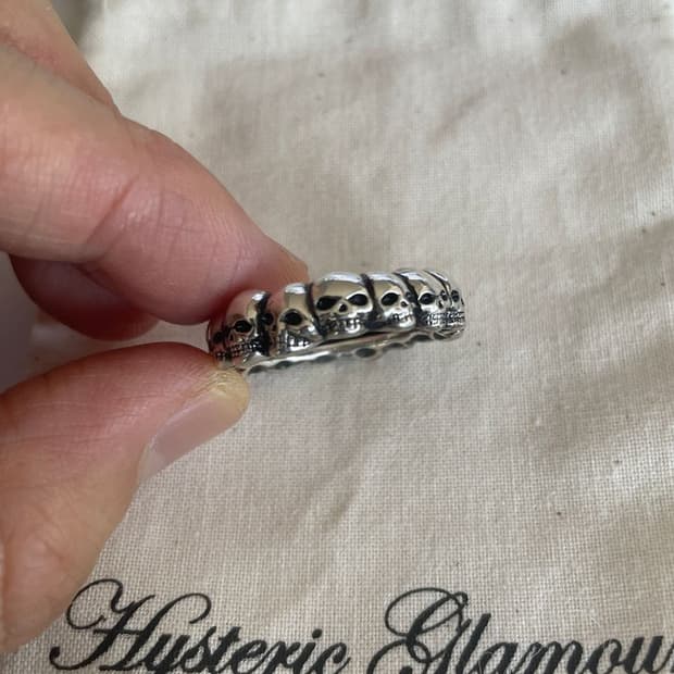 SKULL RING 두개골 반지