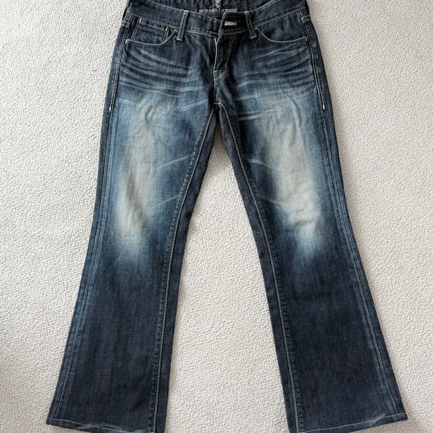 vintage washing semi bootcut 빈티지 팬츠