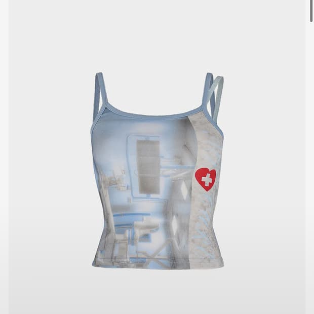 혼쿄 나시 double strap sleeveless no cure