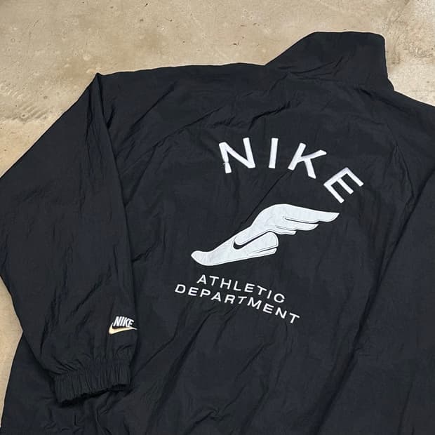 XL 나이키 NSW 블랙 우븐 자켓