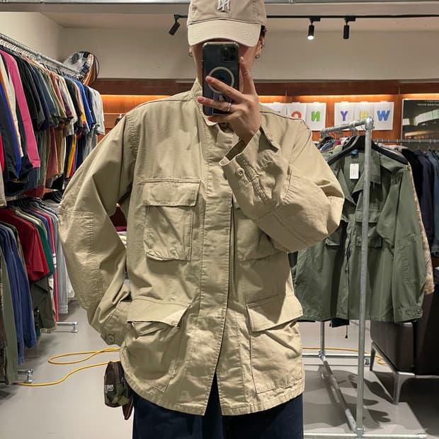 빈티지 밀리터리 BDU 야상 필드 자켓  