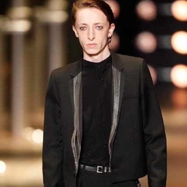 생로랑 SS14 체인라펠 스모킹 블레이저