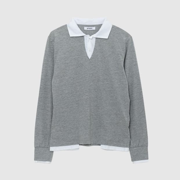 Gimaguas luise 롱슬리브 폴로 셔츠