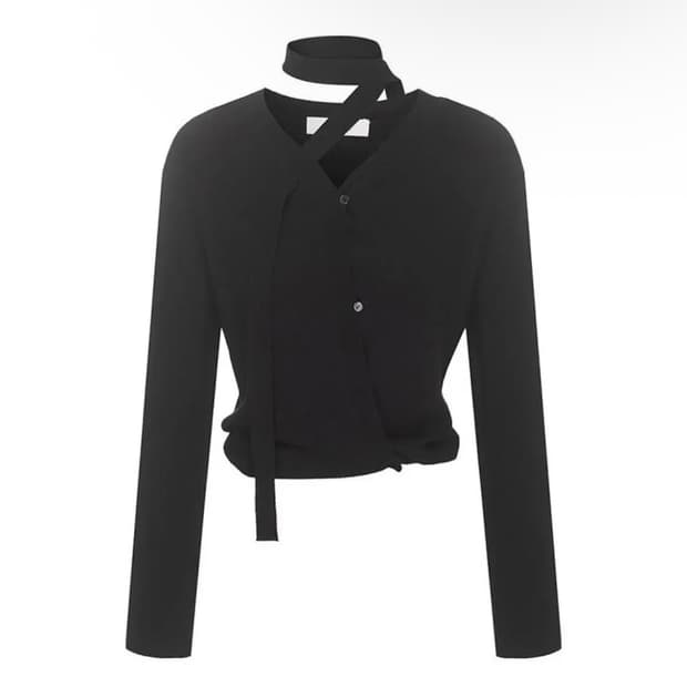 [루에브르] 캐시미어 블렌디드 투웨이 가디건