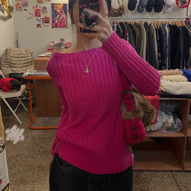 랄프로렌 핑크 니트 [무배]