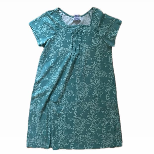 아오이유우st 하구미 청록 페이즐리 원피스