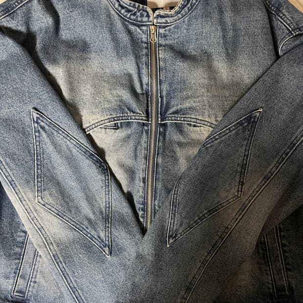 엑스톤즈 다이아몬드 데님자켓