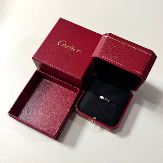 [56호/SM]까르띠에 화이트골드 러브링