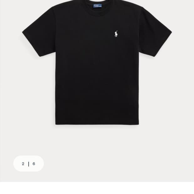 Polo 폴로 랄프로렌 코튼저지 크루넥 반팔 티셔츠 여성 M (QR정품)