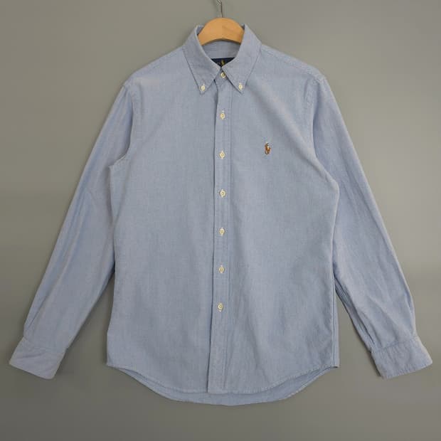 랄프로렌 RALPH LAUREN 클래식핏 옥스포드 셔츠 연블루 S