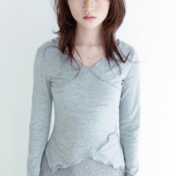 샵 페어리 랩 티셔츠 아이보리