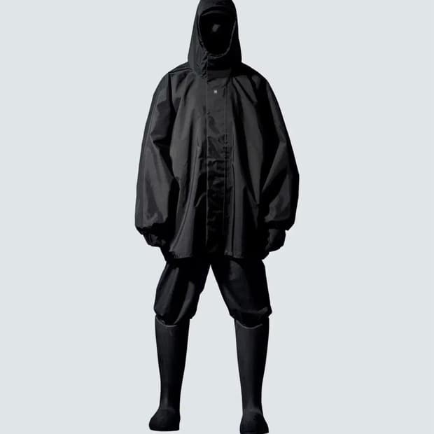 이지 갭 & 발렌시아가 콜라보 티컷 파카 (크림 정품)