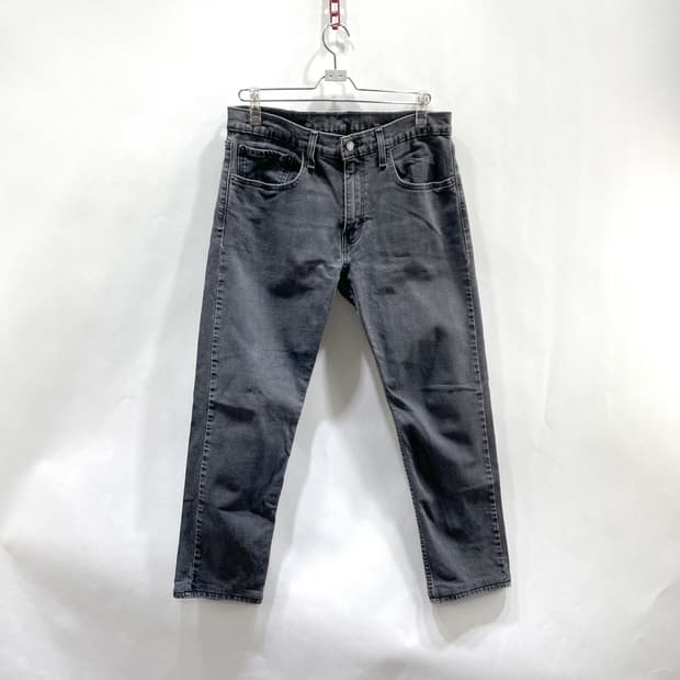 리바이스502 남성 블랙데님팬츠 허리33 