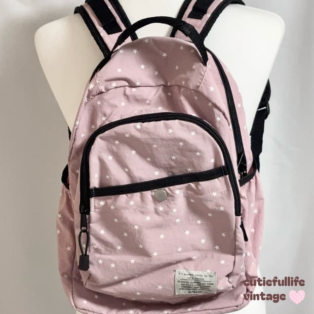 뮤트핑크 별무늬 백팩
