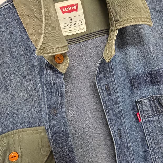 빈티지 리바이스 데님 셔켓