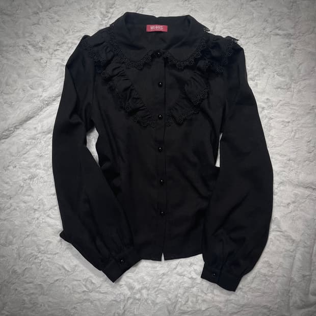 mars 마즈 고스로리 블라우스 고스펑크 공겜여주