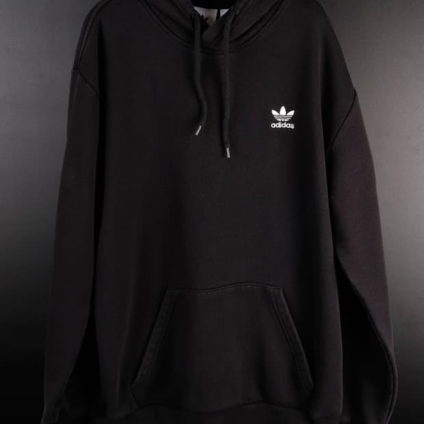 아디다스 오리지널 블랙 후드